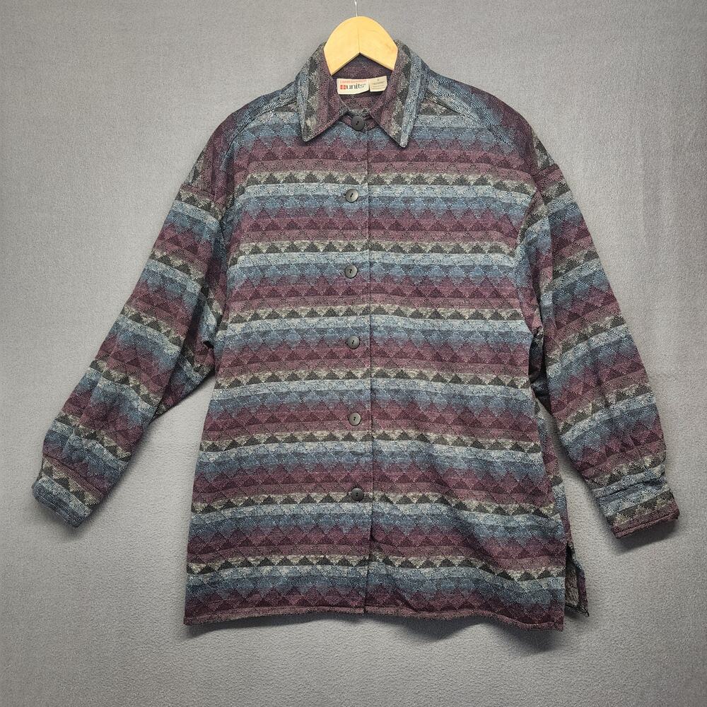 Vintage Limited Edition Units Shirt Mens Small Button Up Southwest Made in USA